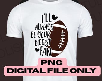 Football Fan PNG: Sports Parent Clipart - Sublimation Design