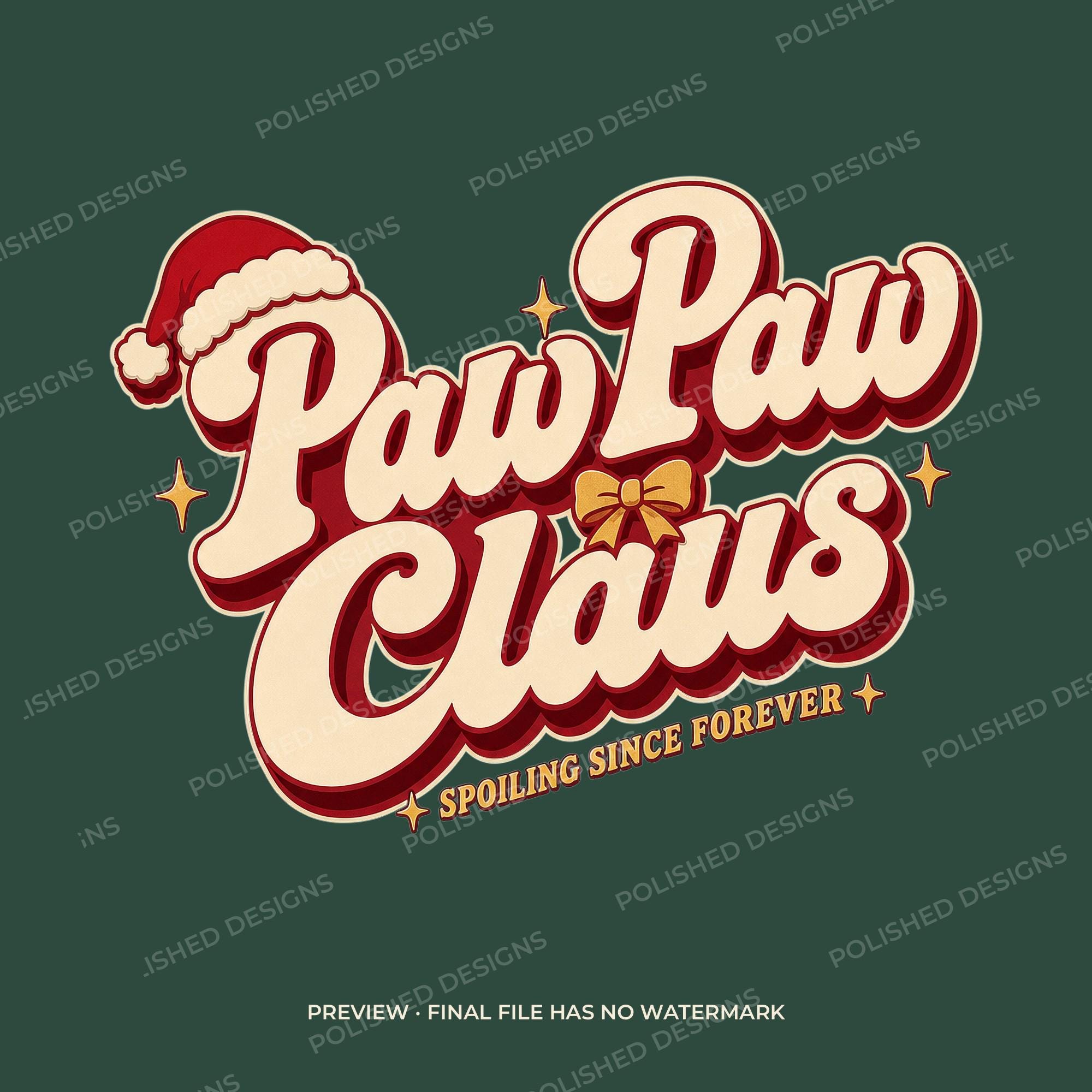 Claus Family Christmas PNG Bundle | Digital Download – Image 6