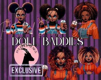 Halloween Baddie Killer Bundle - 50+ Horror PNG Designs