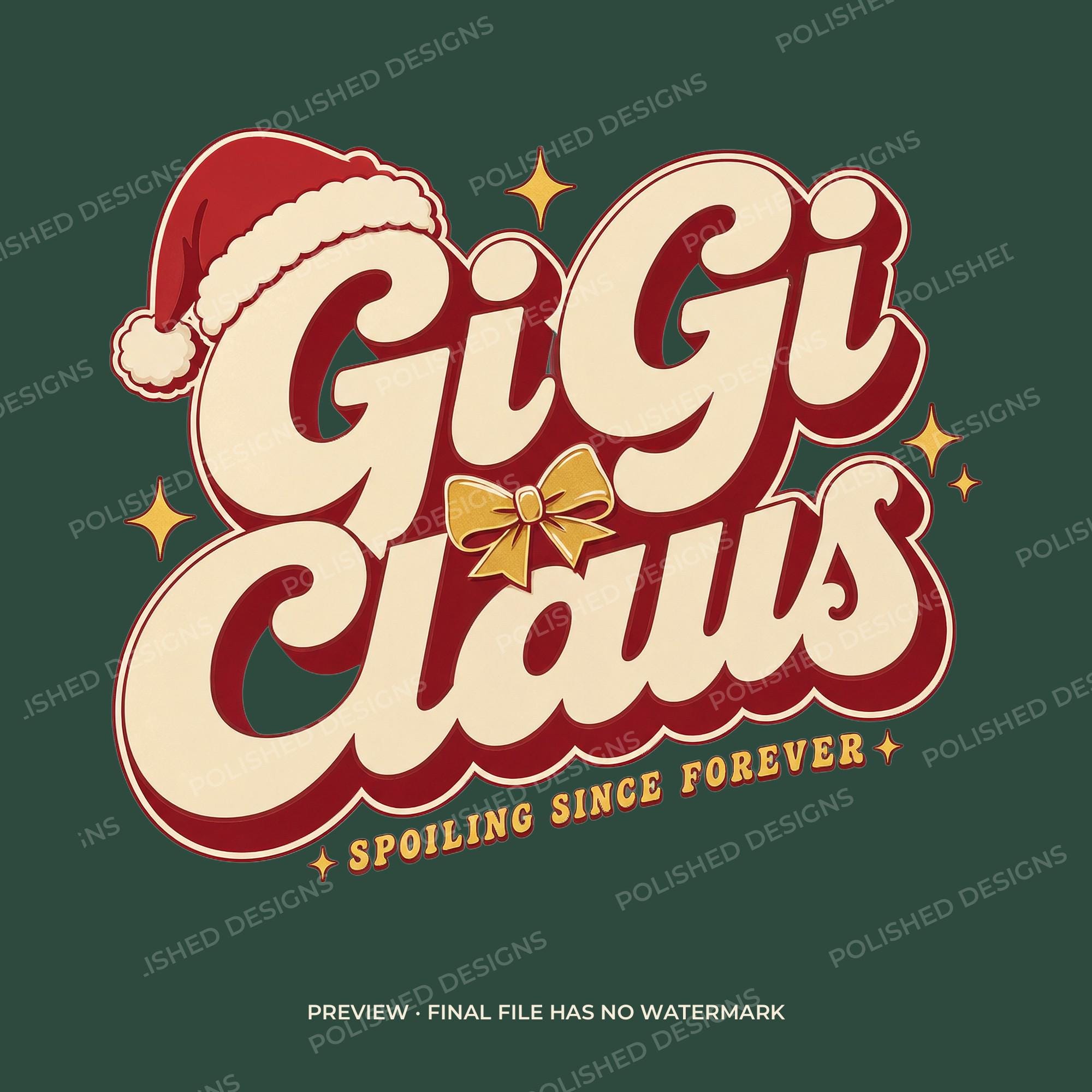 Claus Family Christmas PNG Bundle | Digital Download – Image 5