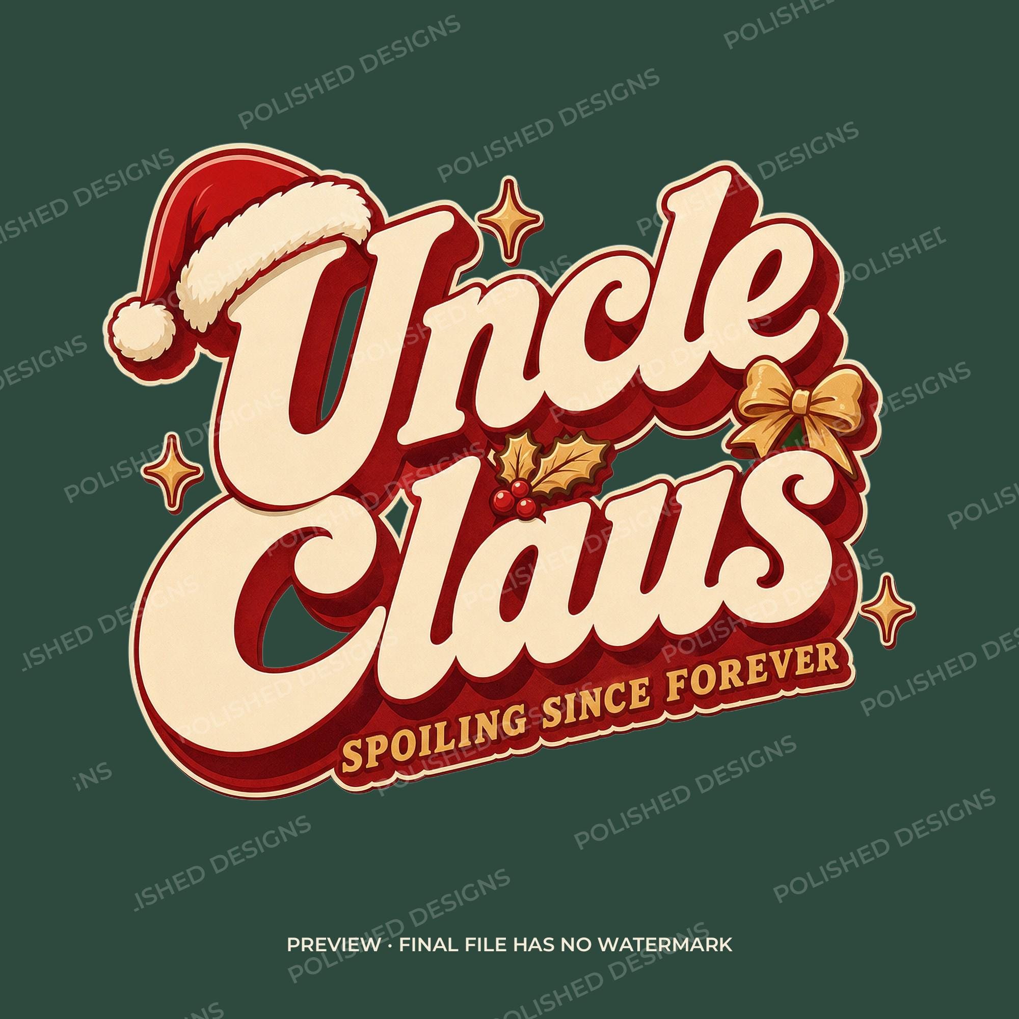 Claus Family Christmas PNG Bundle | Digital Download – Image 8