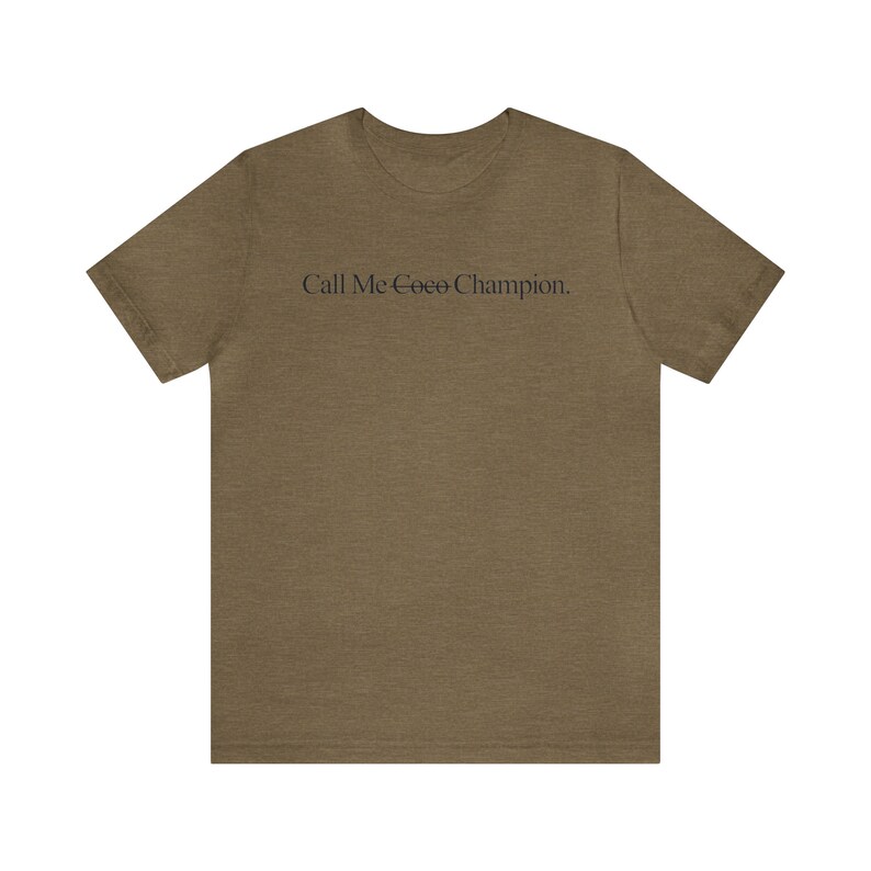 Coco Gauff Call Me Coco Shirt US Champion Tee Women’s Tennis Fan Gift Minimalist Unisex T-Shirt Pro Tennis Pride Apparel image 8