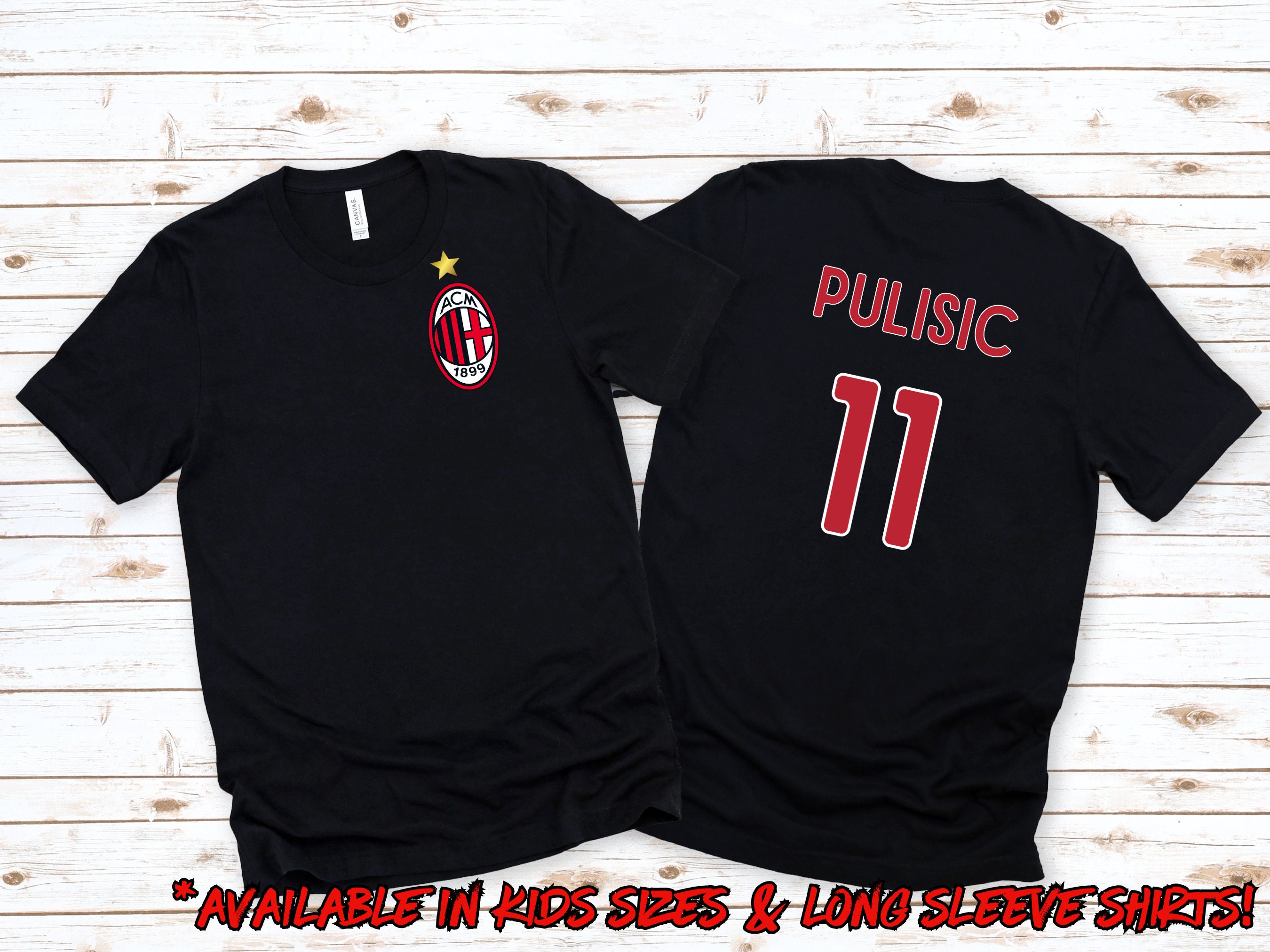 Ac Milan Jersey - Etsy