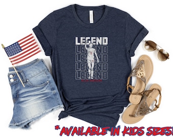 Alex Morgan Legend Shirt USA Soccer Tee US Women’s Soccer Shirt San Diego Soccer Fan Gift Unisex Game Day Woso Apparel Pride Shirt