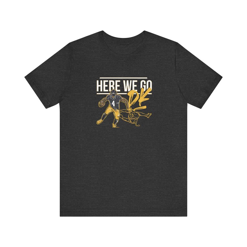 DK Metcalf Shirt Pittsburgh Football Modern Minimal Tee Pittsburgh Football Shirt American Football Pittsburgh Apparel Football Fan Gift Bild 4