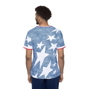 Camiseta retro de fútbol USA 94 Denim Bringback 1994 Away Remake Torneo 2026 Camiseta unisex para aficionados imagen 11
