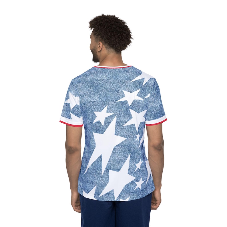 Camiseta retro de fútbol USA 94 Denim Bringback 1994 Away Remake Torneo 2026 Camiseta unisex para aficionados imagen 11