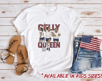 Loeau LaBonta Celly Queen Shirt US Womens Soccer Shirt USA Soccer Fan Shirt Labonta Tee Adult and Kids Soccer Shirt Gift for Soccer Fans