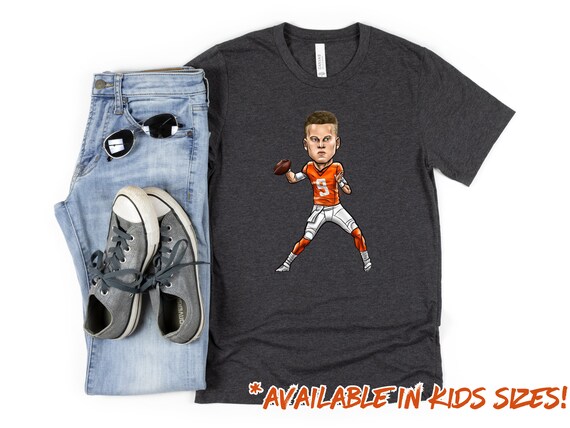 Joe Burrows T-shirt Modern Minimal Tee Cincinnati Football Shirt American Football Gameday and Tailgate Sports Apparel Cincy Fan Gift