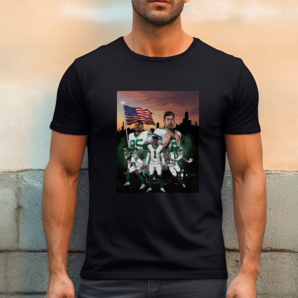 New York Jets Aaron Rodgers Sauce Gardener Garrett Wilson CJ Mosley Quinnen Williams Football Shirt NFL Unisex Shirt
