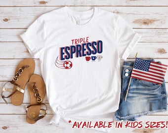 Triple Espresso Rodman Swanson Smith Shirt The Trident US Soccer Shirt US Women's National Team Soccer Shirt US Women’s Soccer Fan Gift