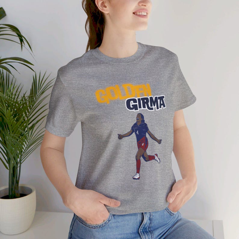 Golden Girma Shirt US Soccer Tee Naomi Girma Fan Shirt Women’s Soccer Game Day Apparel Unisex Kids and Adult Supporter Shirt image 6