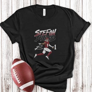 Stefon Diggs Shirt Washington Football Tee Wide Receiver Game Day Tailgate Shirt Football Fan Gift Sports Apparel