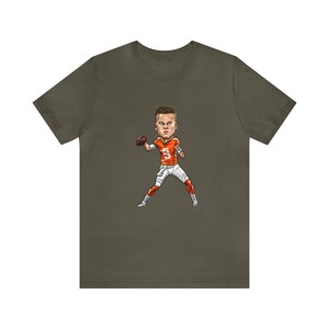 Joe Burrows T-shirt Modern Minimal Tee Cincinnati Football Shirt American Football Gameday and Tailgate Sports Apparel Cincy Fan Gift image 6