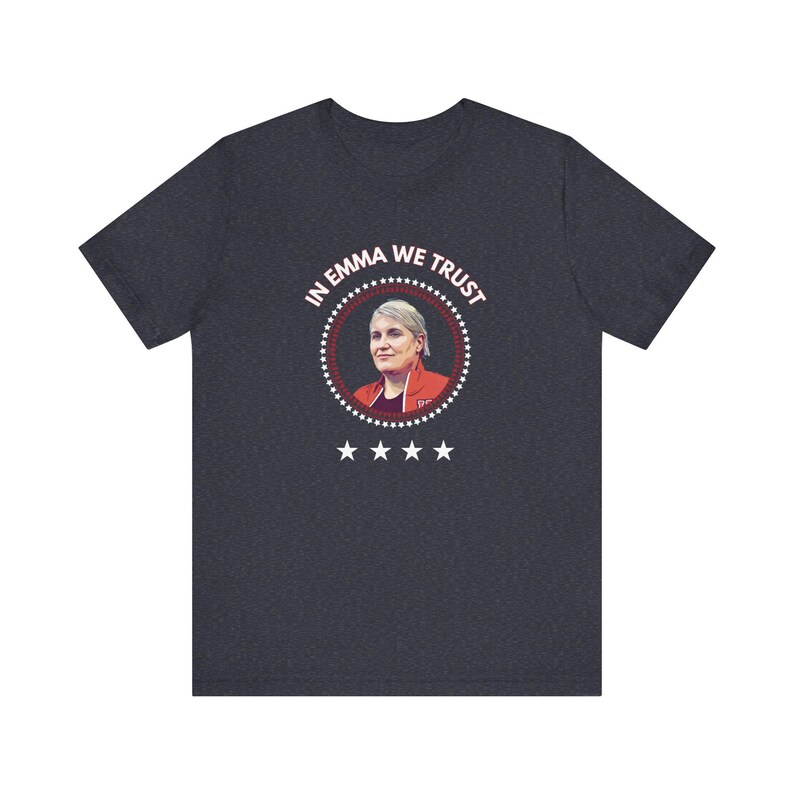 In Emma We Trust Shirt Emma Hayes Tee US Women’s Soccer Shirt Unisex Game Day Apparel USWNT Fan Gift Women’s Soccer Supporter Pride immagine 4