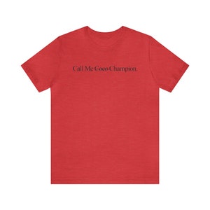 Coco Gauff Call Me Coco Shirt US Champion Tee Women’s Tennis Fan Gift Minimalist Unisex T-Shirt Pro Tennis Pride Apparel image 5
