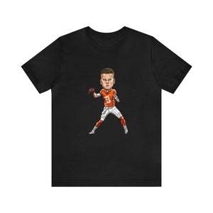Joe Burrows T-shirt Modern Minimal Tee Cincinnati Football Shirt American Football Gameday and Tailgate Sports Apparel Cincy Fan Gift image 7