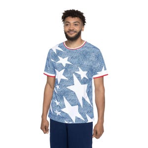 Camiseta retro de fútbol USA 94 Denim Bringback 1994 Away Remake Torneo 2026 Camiseta unisex para aficionados imagen 10