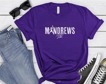 Camiseta de Mark Andrews, camiseta de fútbol americano de Baltimore, ropa para el día del partido, ideal para la previa del encuentro. Regalo unisex para aficionados. Camiseta moderna y minimalista de fútbol americano.