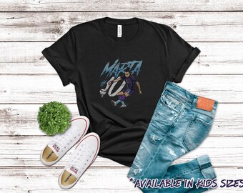 Marta Shirt Orlando Soccer Tee Women’s Soccer Fan Gift Pride Gameday Shirt Orlando Soccer Apparel Marta Supporter Tee GOAT Marta Shirt