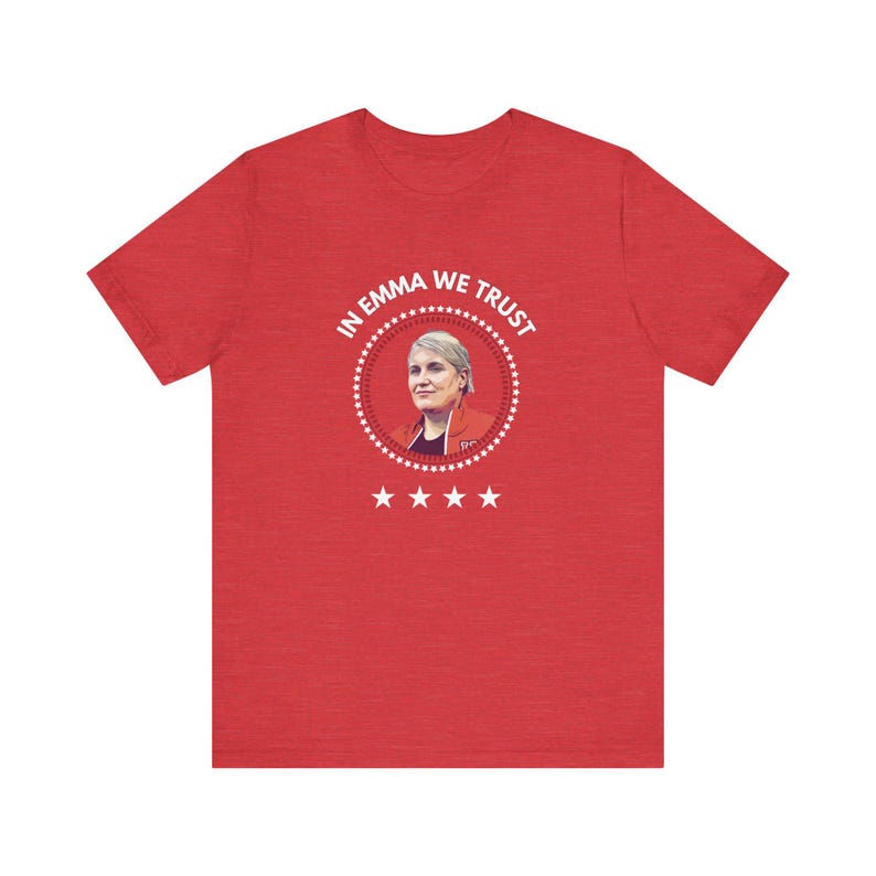 In Emma We Trust Shirt Emma Hayes Tee US Women’s Soccer Shirt Unisex Game Day Apparel USWNT Fan Gift Women’s Soccer Supporter Pride immagine 5