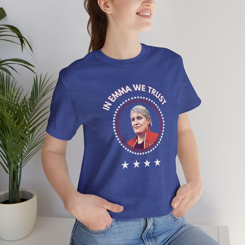 In Emma We Trust Shirt Emma Hayes Tee US Women’s Soccer Shirt Unisex Game Day Apparel USWNT Fan Gift Women’s Soccer Supporter Pride immagine 10