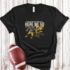 DK Metcalf Shirt Pittsburgh Football Modern Minimal Tee Pittsburgh Football Shirt American Football Pittsburgh Apparel Football Fan Gift Bild 1