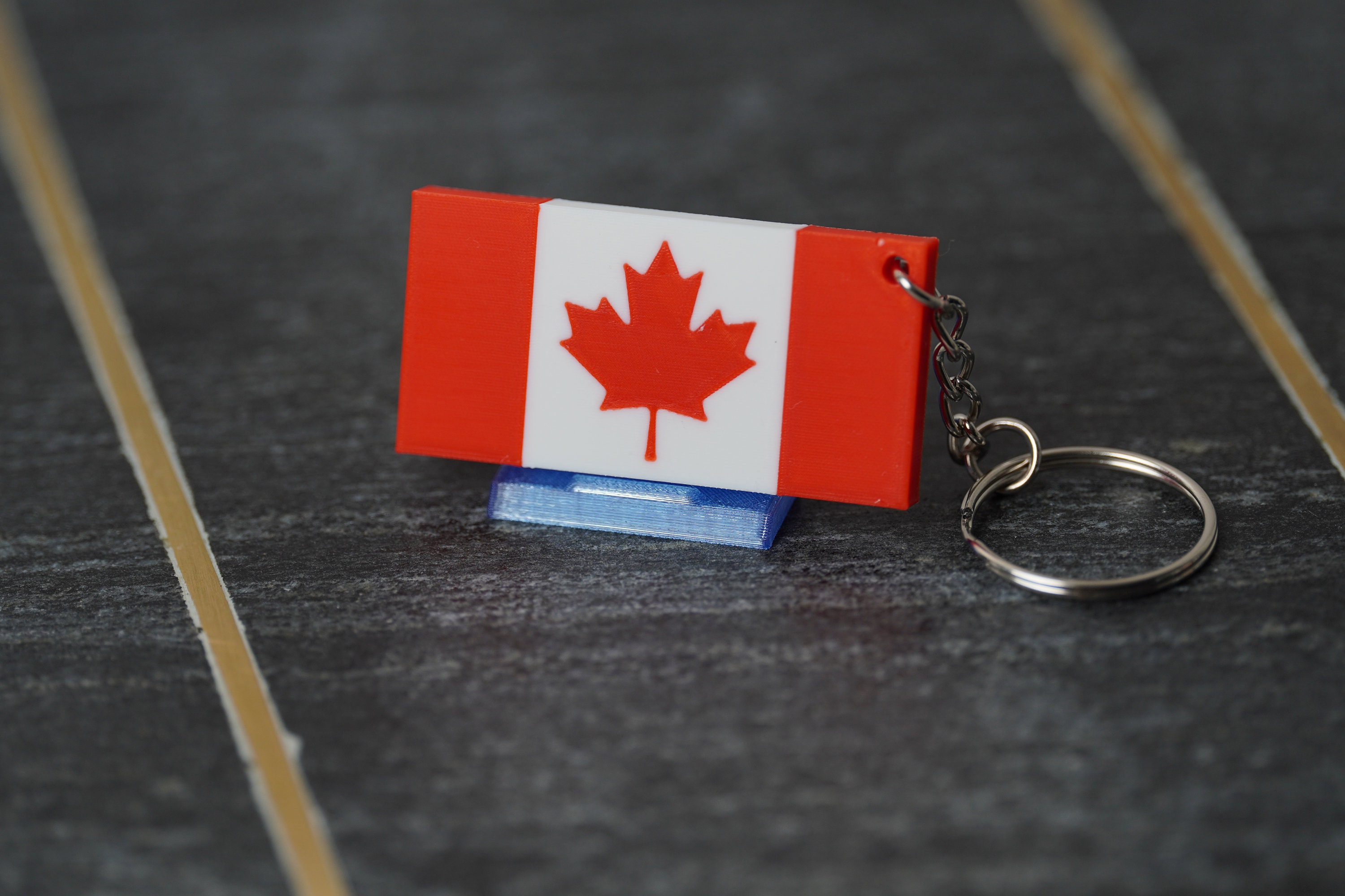 Switzerland Flag Keychain - Stainless Steel & Glass Inlaid Key Ring Gift For Men & Women - View #7