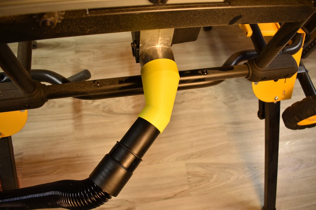 Dewalt 10 Table Saw Dust Port Adapter 90degree Angle Etsy