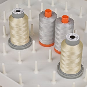 3D Printed Thread Spool Organizer – Aurifil 1300m, Customizable - Etsy