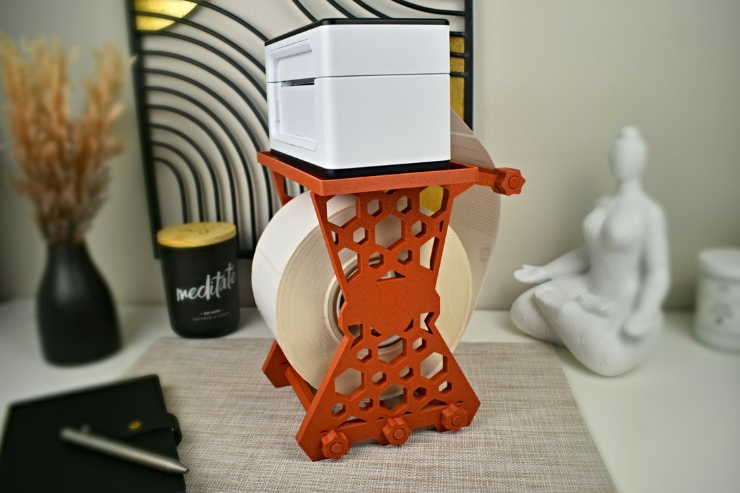 Label Printer Stand XL the Screaming Beauty Vibrant Colors Stylish