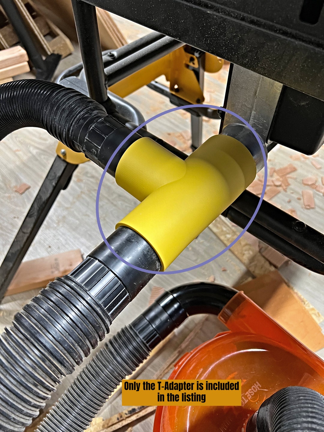 Dewalt Table Saw Dust Ports Tadapter Ultimate Dust Collection Fits