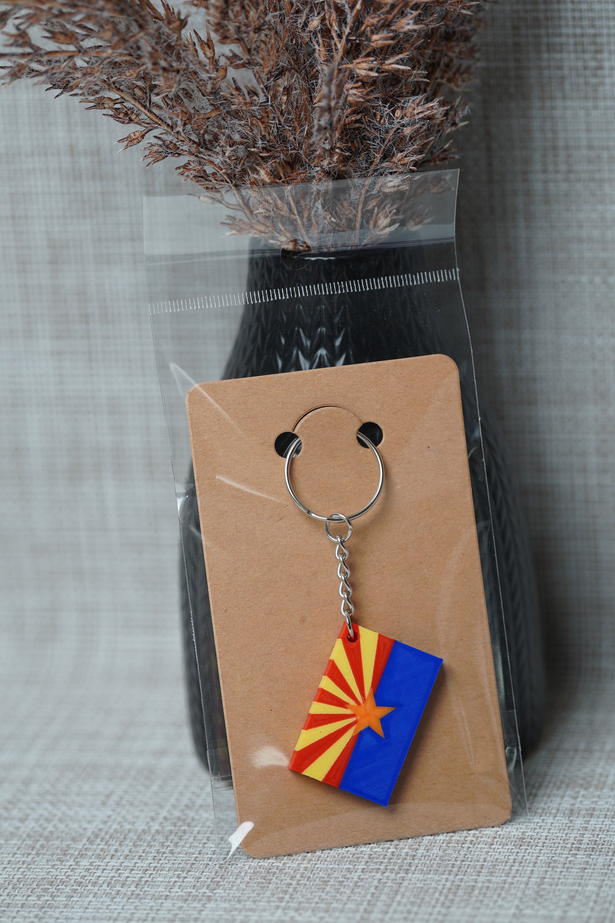 Arizona Flag Keychain | 3D Printed | Fast Shipping | Simple Design ...