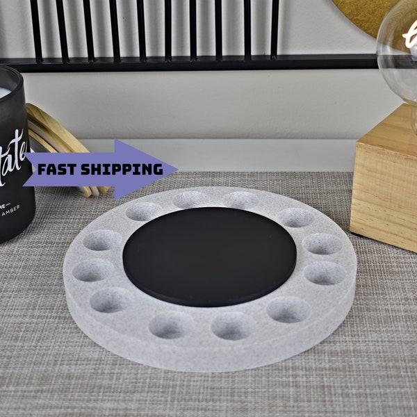 Essential Oil Diffuser Stand - The Flying Disc | Elevated Aromatherapy Experience | 5, 10, 15ml bottles | 3D Printed