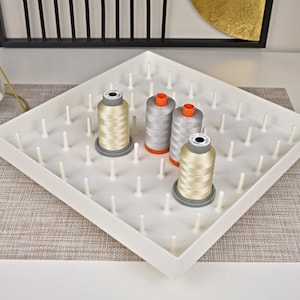 Aurifil 1300m Thread Spool Organizer - Tailor Your Sewing Space with Precision | Aurifil 1300m & Glide 1000m | 3D Printed