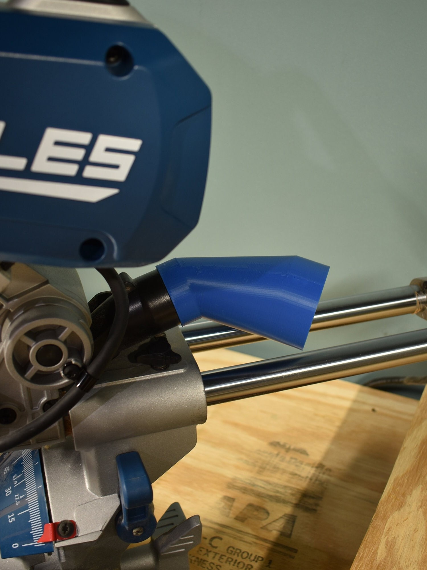 Hercules 12 Miter Saw Dust Port Adapter 45 Degree Angle Etsy
