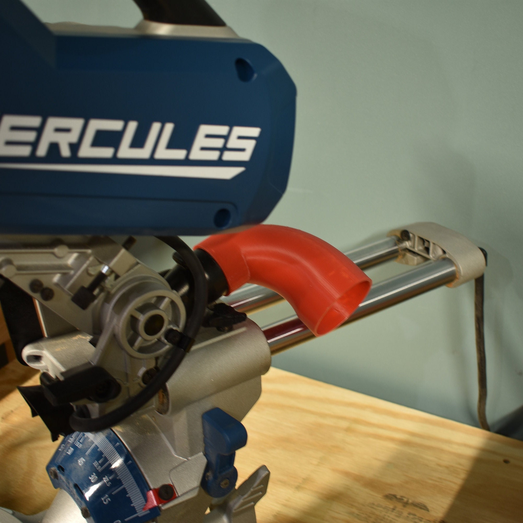 Hercules 12 Miter Saw Dust Port Adapter 90 Degree Angle Etsy