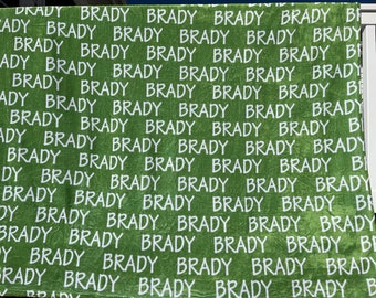 Cobertor de bebê Minky personalizado: presente com nome personalizado