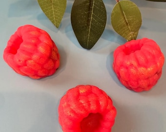 Strawberry Cheesecake Mochi Crystal Candy Raspberry in White Chocolate