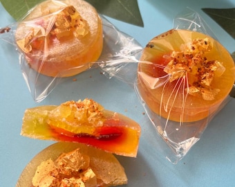 Mango Tajín Chamoy Crystal Candy – Spicy, Tangy & Crunchy Treat, Vegan Kohakutou