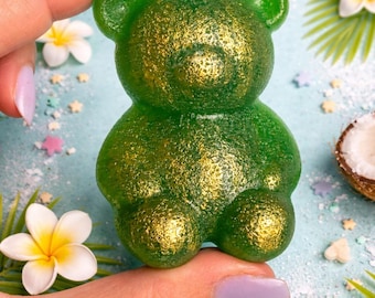 Coconut Pandan Teddy Bear – Handcrafted Crystal Candy