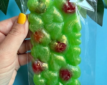 Gushers stuffed Crystal Candy Bar – Handcrafted Kohakutou Gem with Edible Gold