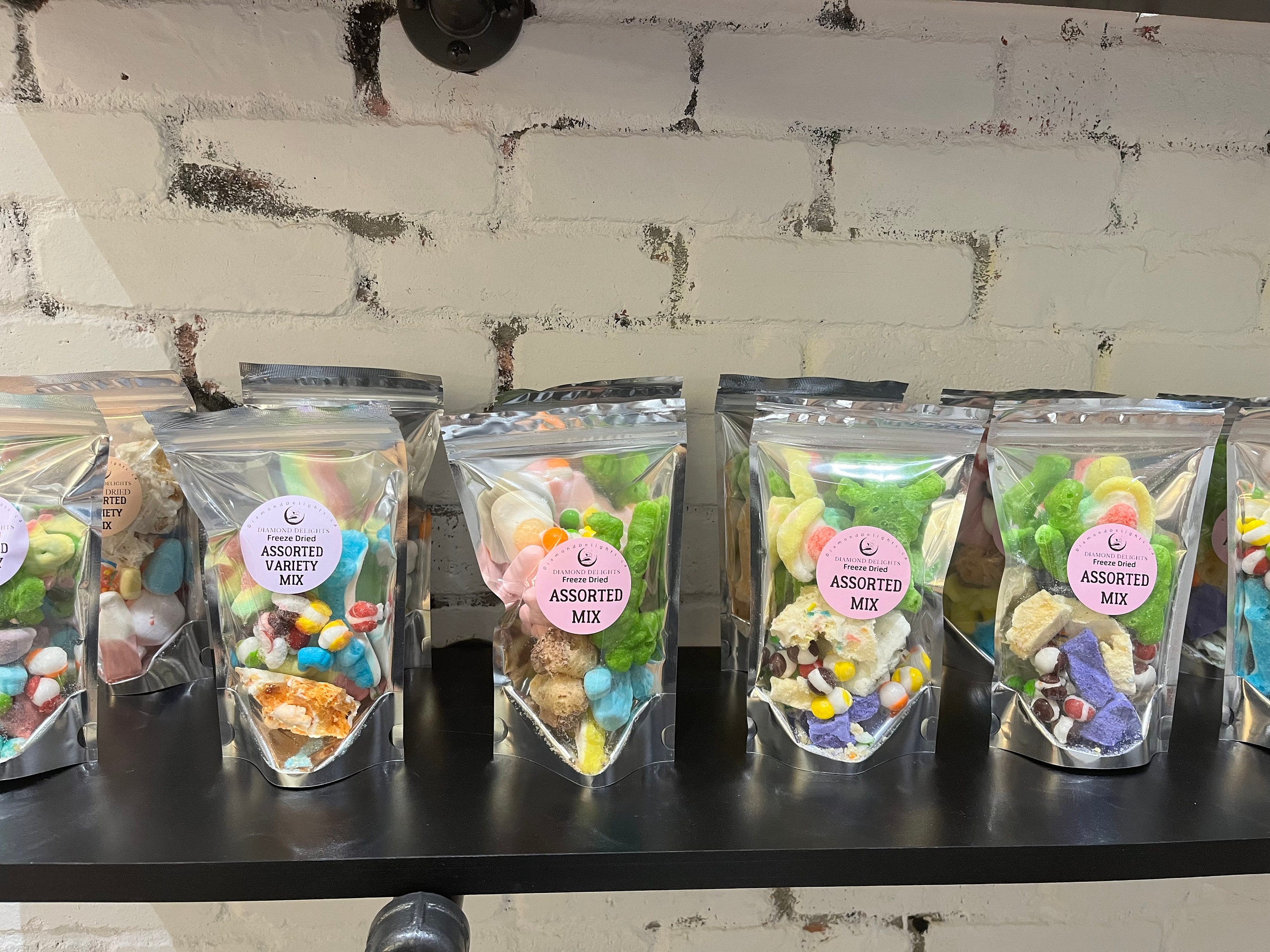 Assorted Freeze Dried Candy Bag.  Dry Freeze Mystery Sampler Box