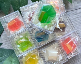 Jewel Box, Edible Gemstone Kohakutou Candy, Edible Jewelry, Vegan, Gluten Free, ASMR, crunchy Crystal Candy TikTok, Random Flavour