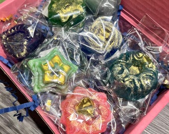 GUSHERS Crystal Candy Box Kohakutou, with sour dip, Assorted Crystal Candy, Gem Treasure, edible crystal ASMR Vegan/ crystal candy