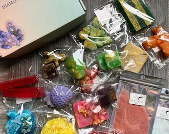 Crystal Candy Treasure Box: Vegan Kohakutou Edible Gems