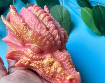 Enchanted XL Dragon Head Crystal Candy – Choose Your Flavor - Vegan Kohakutou