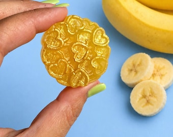 Swedish BUBs Candy Gems – Banana Caramel Crystal Candy / Stuffed Kohakutou