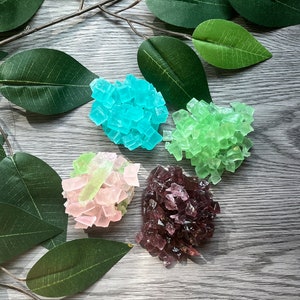 Gem Treasure Box Crystal Clusters, Handmade Kohakutou Crystal Candy, Edible Gem Jewelry, Vegan candy jelly gemstone asmr TikTok candy galaxy