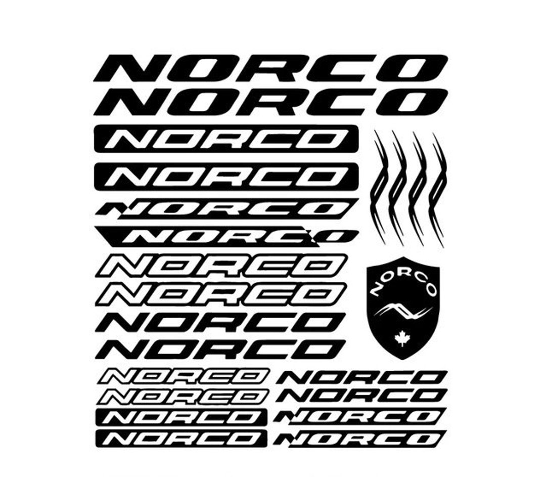 Norco COLOURS Mtb Bmx Road Bicycle Decals Bike Vinyl Stickers Etsy